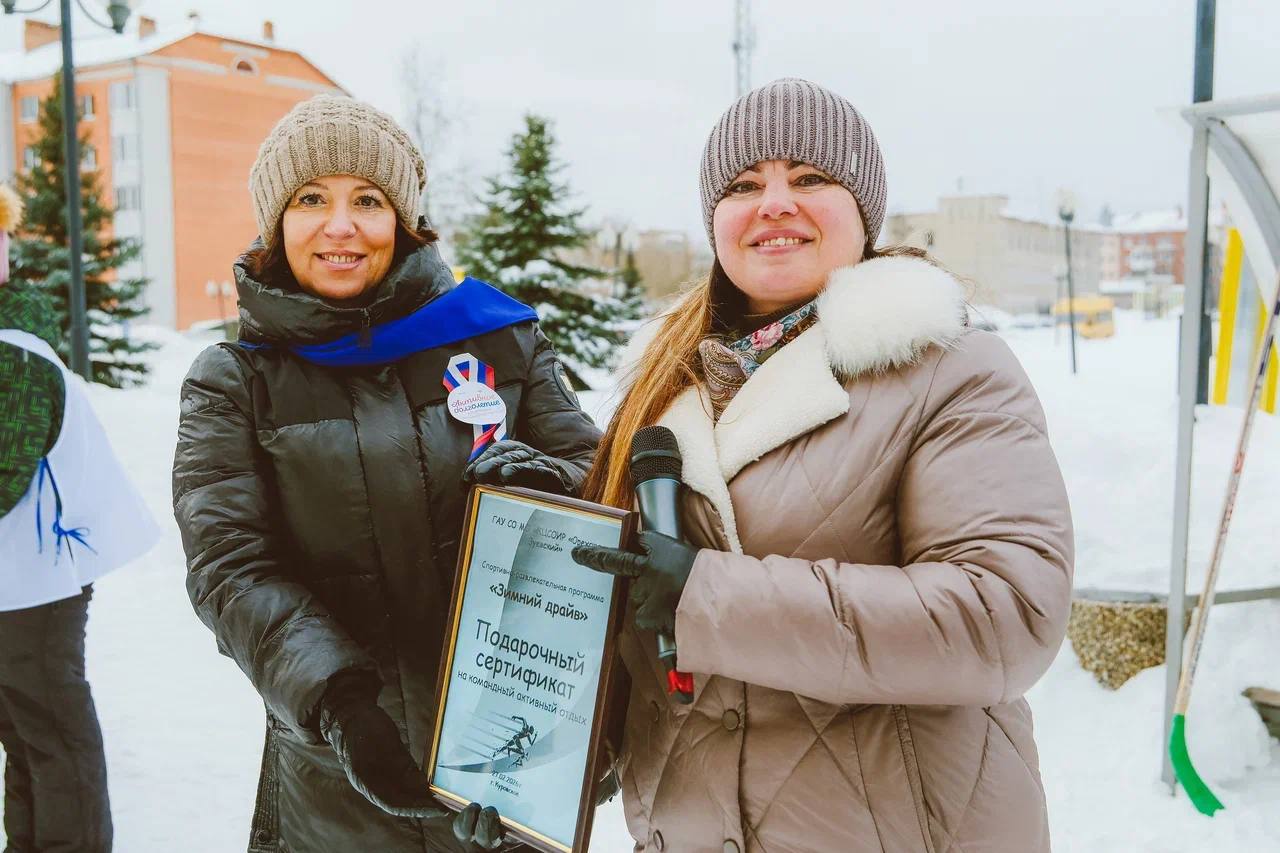  «Зимний драйв» охватил долголетов в городе Куровское.