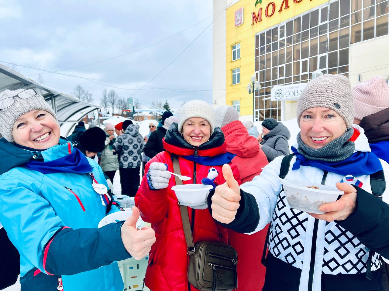  «Зимний драйв» охватил долголетов в городе Куровское.